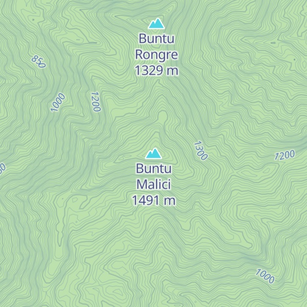 Map of Buntu Malici