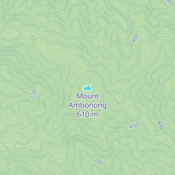 Map of Mount Ambonong