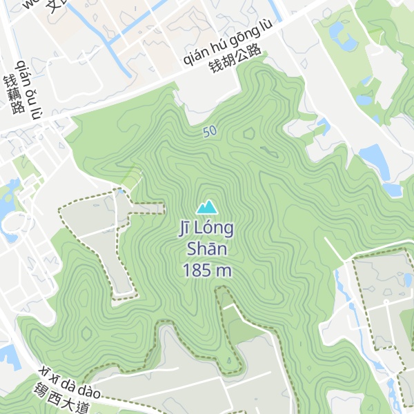 Map of Jī Lóng Shān