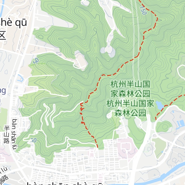 Map of Bànshān