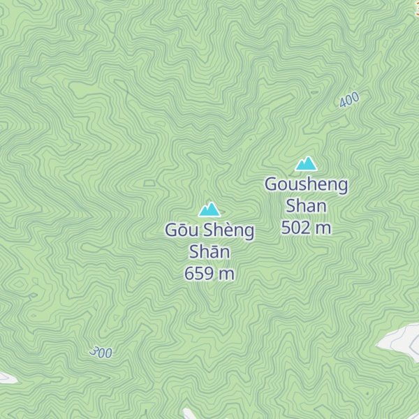 Map of Gōu Shèng Shān