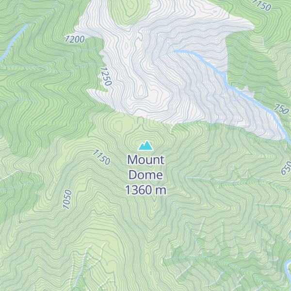 Map of Mount Dome