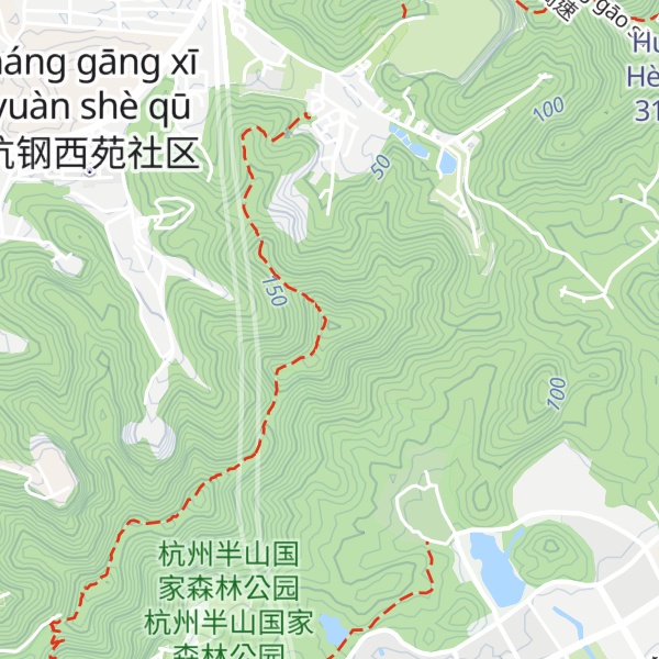 Map of Lǎohǔ Shān