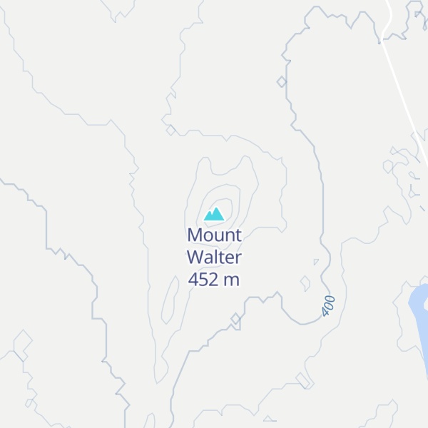 Map of Mount Walter