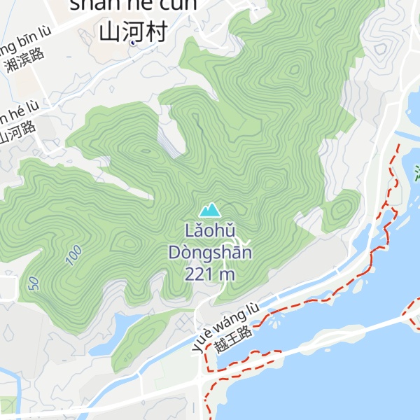 Map of Lǎohǔ Dòngshān