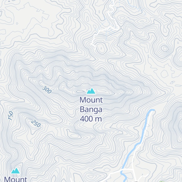 Map of Mount Banga