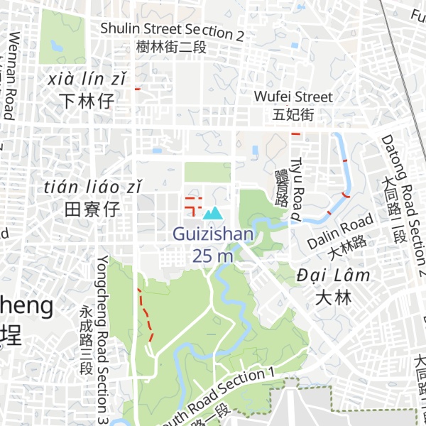 Map of Guizishan