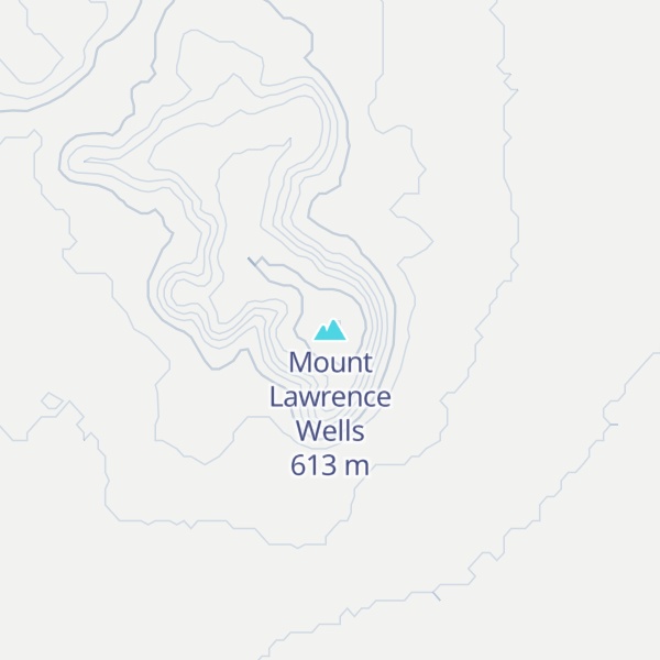 Map of Mount Lawrence Wells
