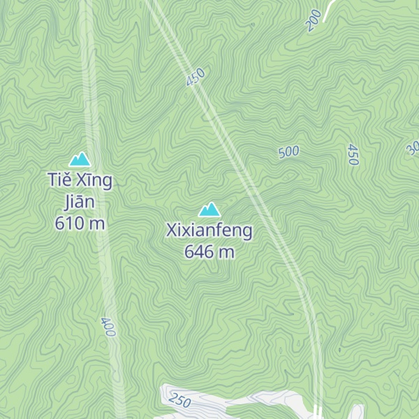 Map of Xixianfeng