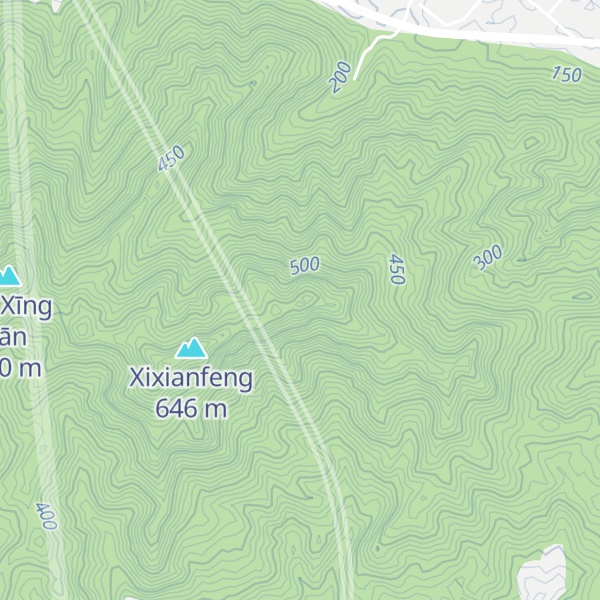 Map of Xī Xiàn Fēng