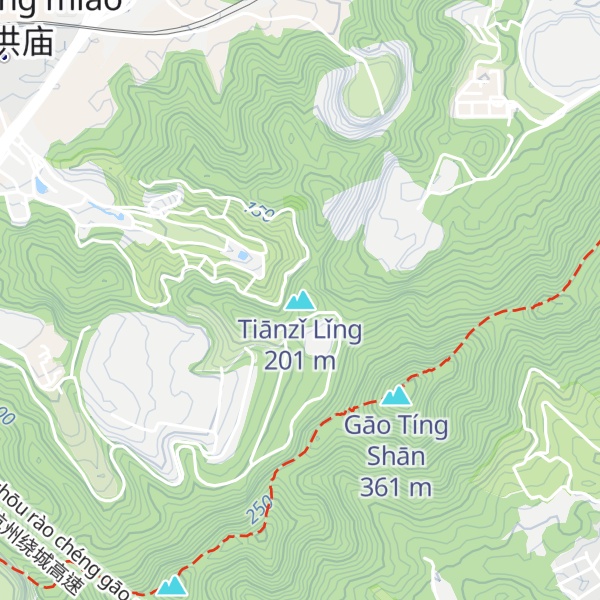 Map of Tiānzǐ Lǐng