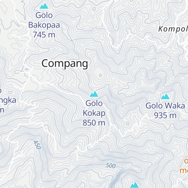 Map of Golo Kokap