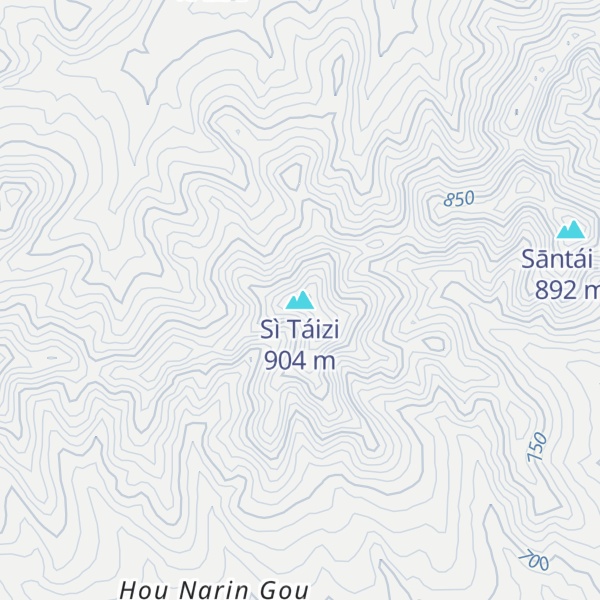 Map of Sì Táizi