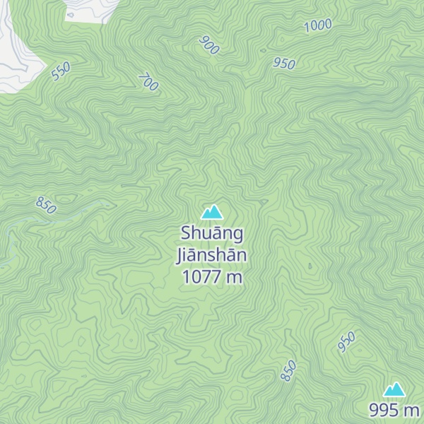 Map of Shuāng Jiānshān