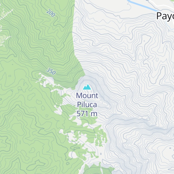 Map of Mount Piluca