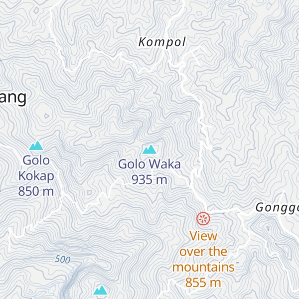 Map of Golo Waka