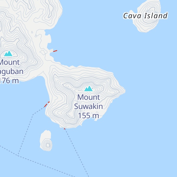Map of Mount Suwakin