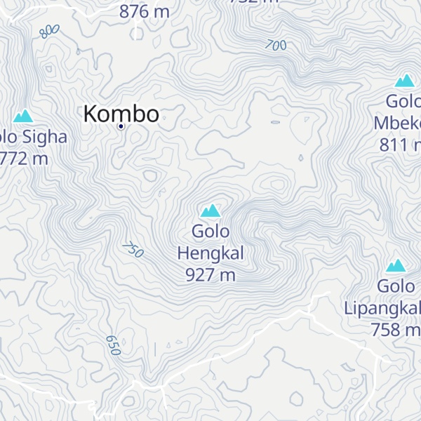 Map of Golo Hengkal