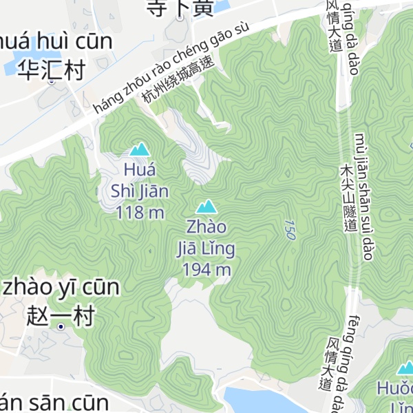 Map of Zhào Jiā Lǐng