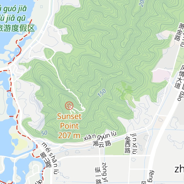 Map of Shí Yánshān