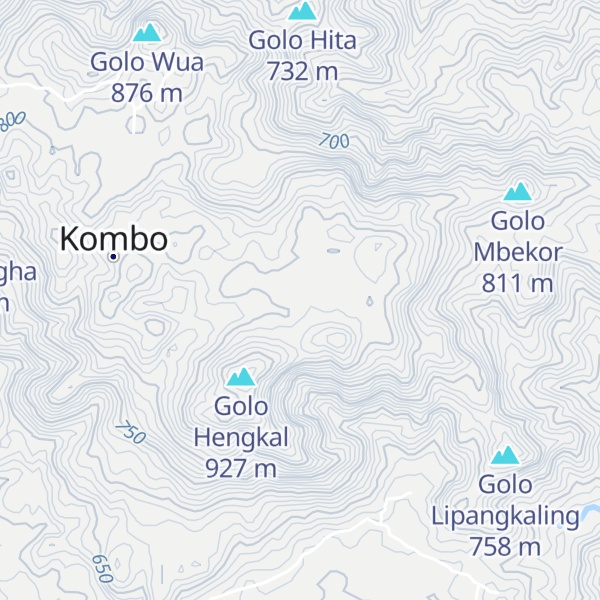 Map of Golo Lando