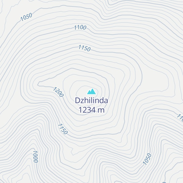 Map of Dzhilinda