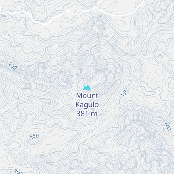 Map of Mount Kagulo