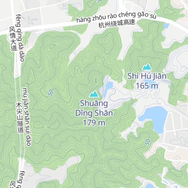 Map of Shuāng Dǐng Shān