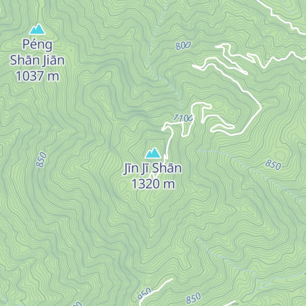 Map of Jīn Jī Shān