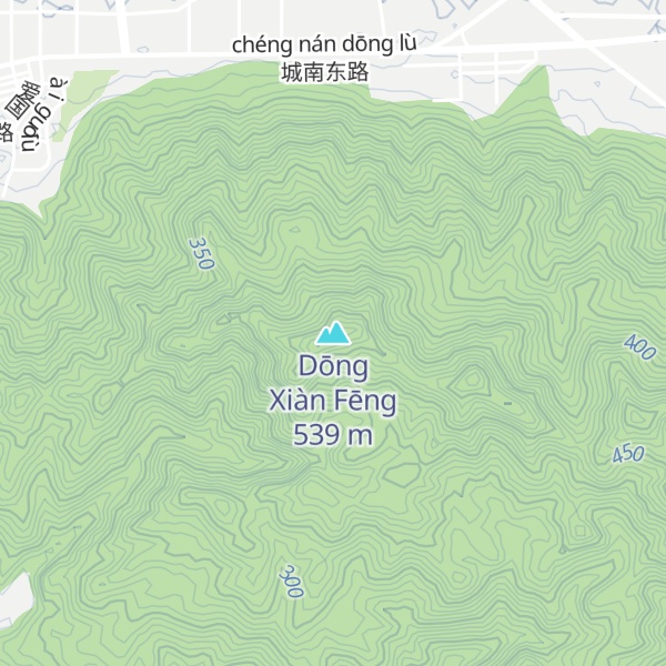 Map of Dōng Xiàn Fēng