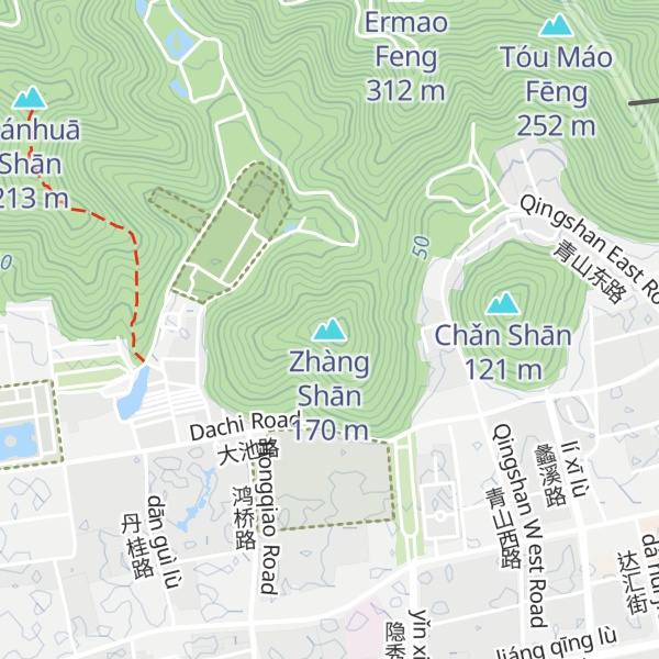 Map of Zhàng Shān