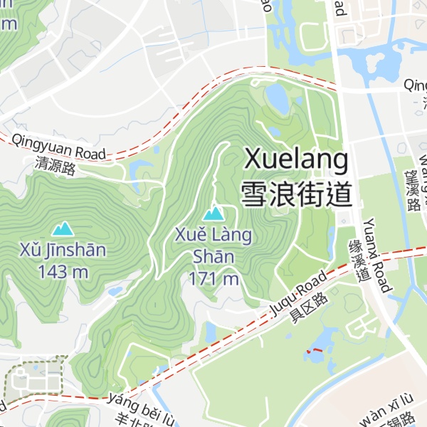 Map of Xuě Làng Shān
