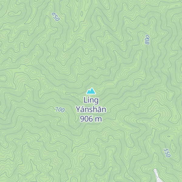 Map of Líng Yánshān