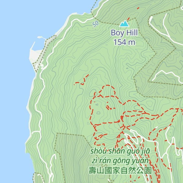 Map of Běi Cháishān Kòngzhì Diǎn
