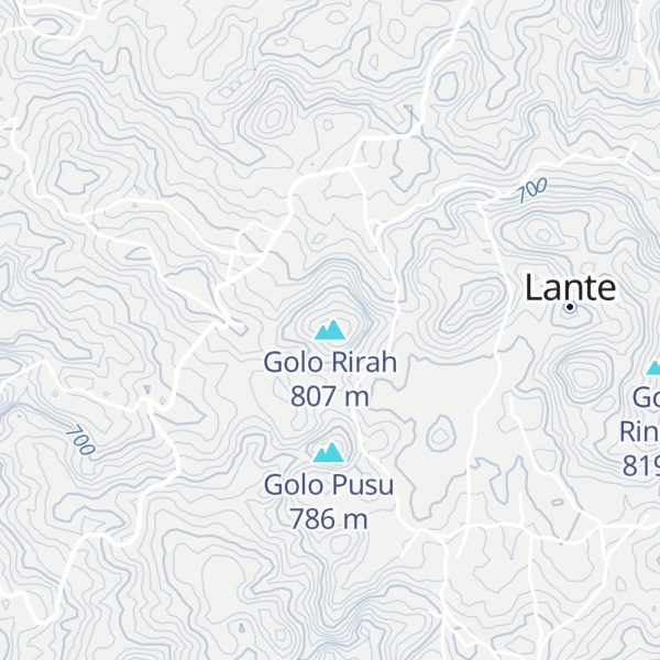 Map of Golo Rirah