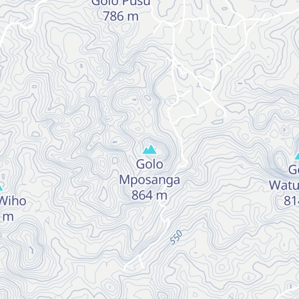 Map of Golo Mposanga