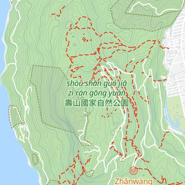 Map of Pán Lǐng Zuǒ