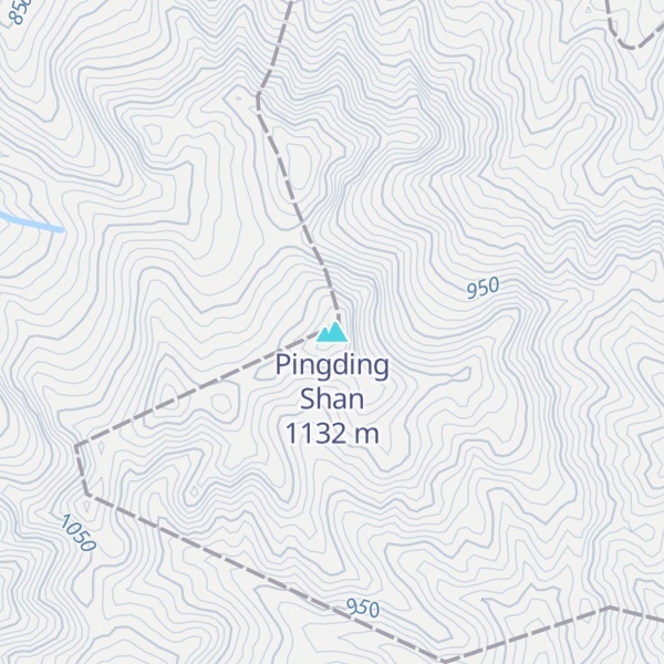 Map of Pingding Shan