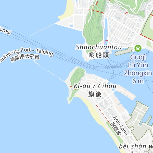 Map of Qí Hòushān