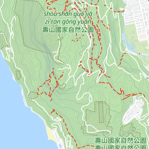 Map of Xiānnǚ Shān