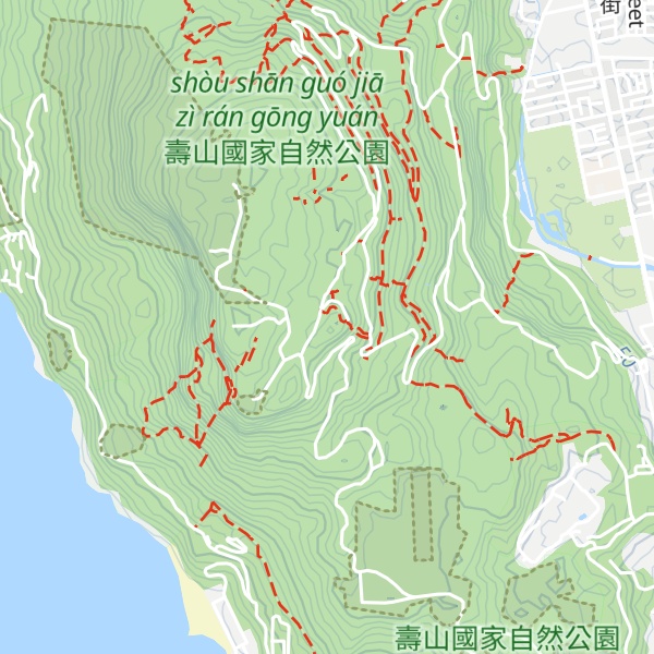 Map of Shoushan