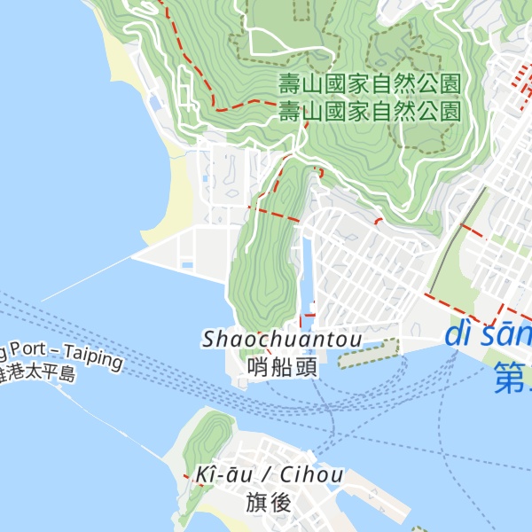 Map of Shào Chuántóu Shān