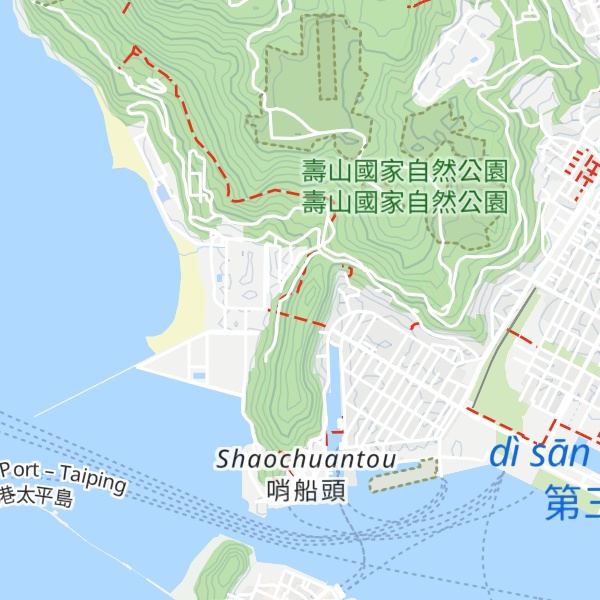 Map of Shào Chuántóu Shān ( Zuìgāo Chǔ )