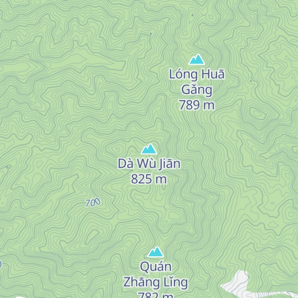 Map of Dà Wù Jiān