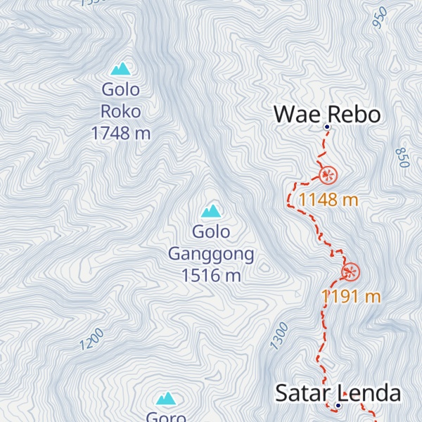 Map of Golo Ganggong