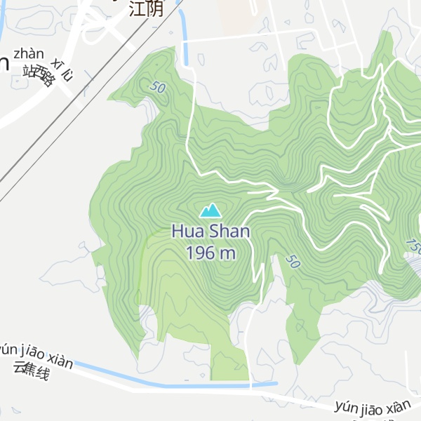 Map of Hua Shan