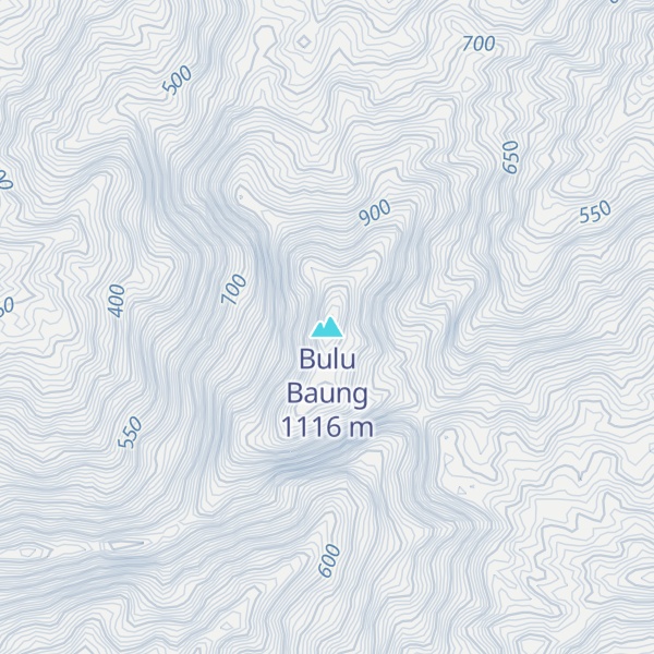 Map of Bulu Baung