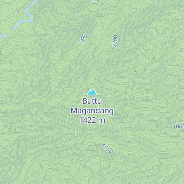Map of Buttu Magandang