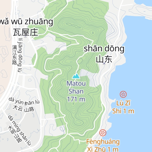 Map of Matou Shan