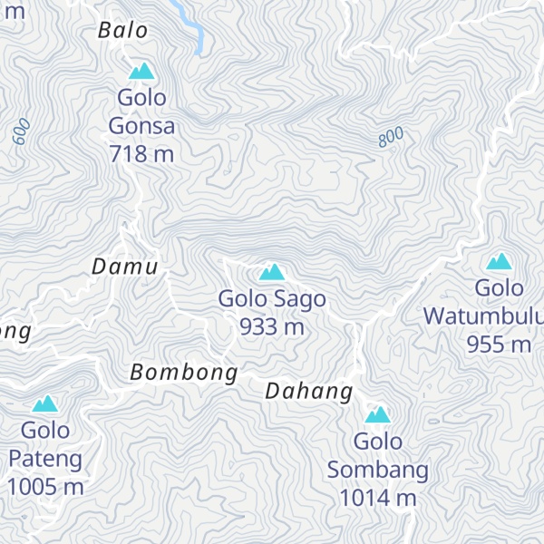 Map of Golo Sago